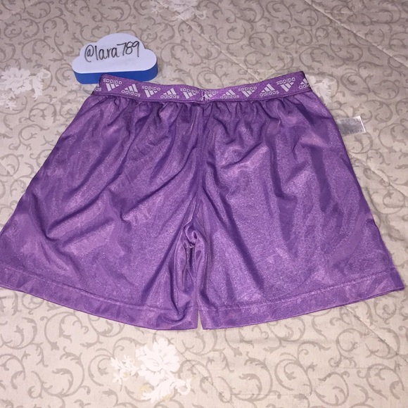 Reversible purple/silver Adidas Shorts - Picture 7 of 8
